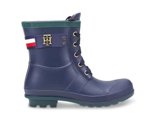 tommy hilfiger sock rain boot