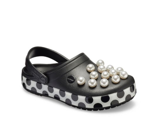 crocs classic timeless clash pearls clog