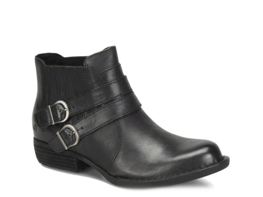 Women's Black Leather Ankle Boots | DSW