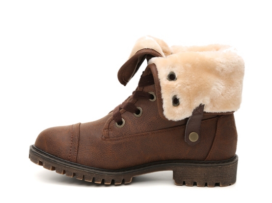 roxy brown combat boots
