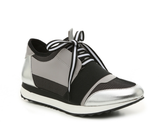 dsw shoes silver flats