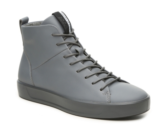 ecco men's soft 8 high top fashion sneaker