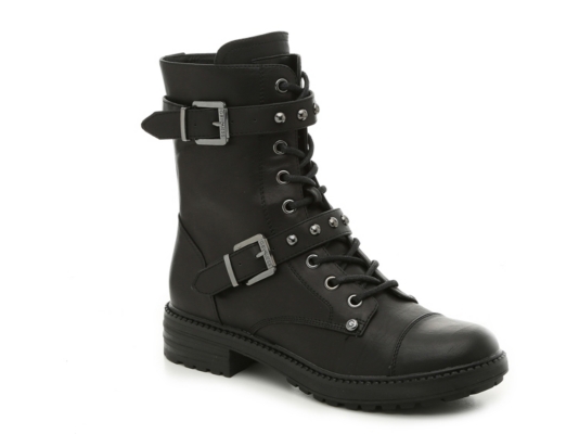 dsw brown combat boots