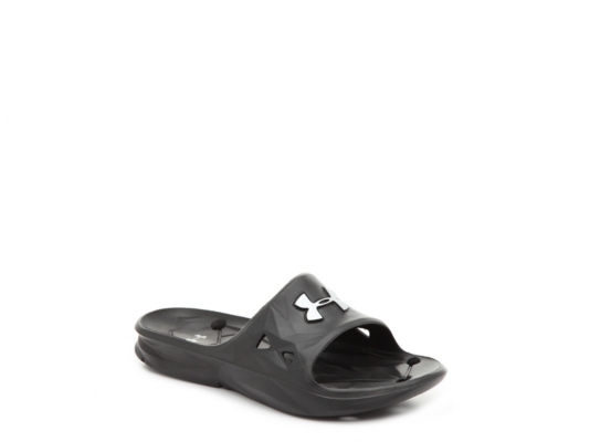 boys under armour flip flops