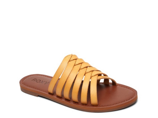 dsw flat black sandals