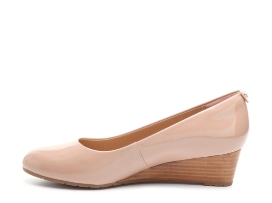 clarks vendra bloom wedge pump