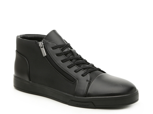 calvin klein high top sneakers mens