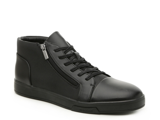 calvin klein black high tops