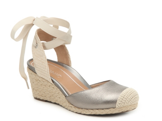 vionic espadrille wedges closed toe