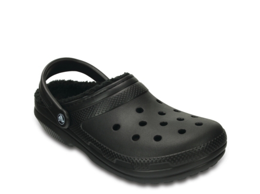 womens lined crocs size 9