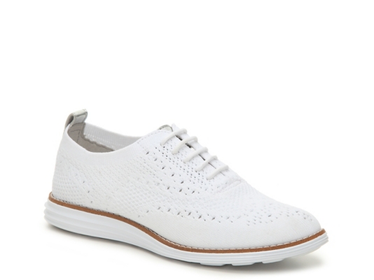 knit wingtip shoes