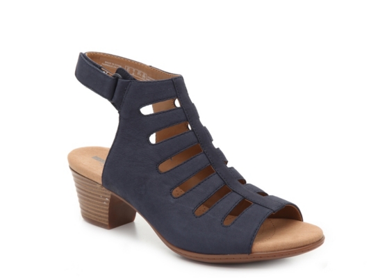 clarks women's valarie rally heeled sandal