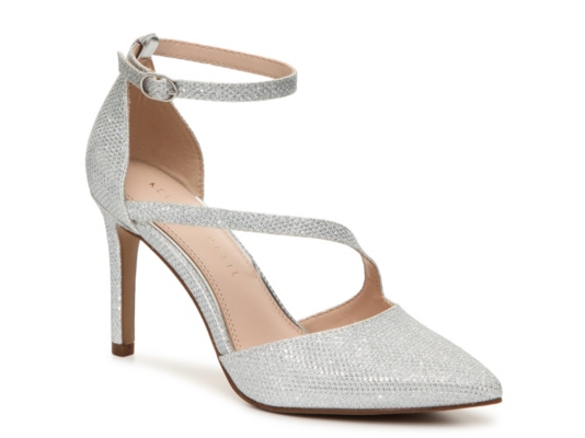 dsw silver high heels