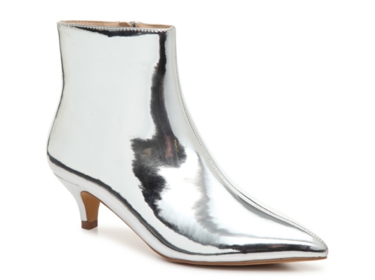 silver booties dsw