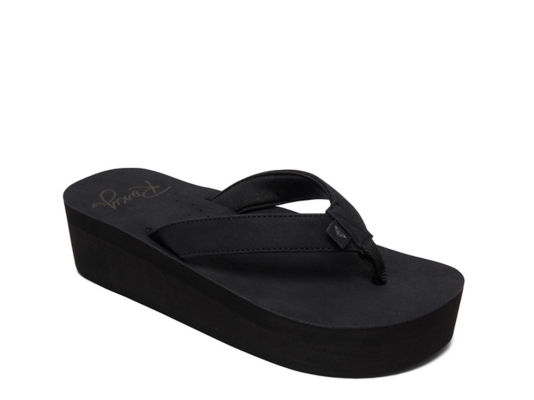 roxy melinda wedge flip flop