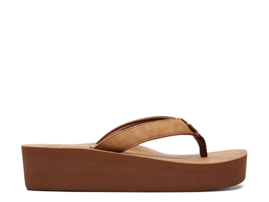 roxy melinda wedge flip flop