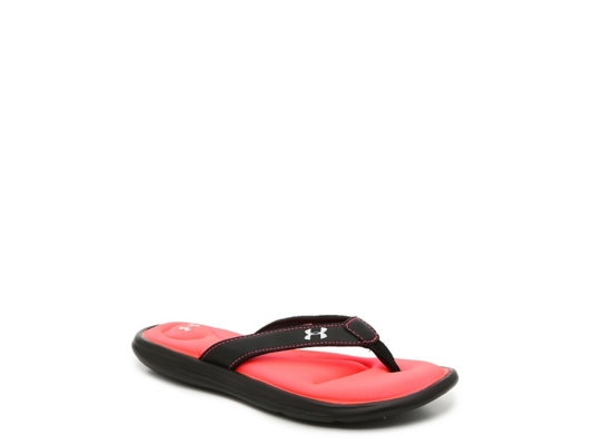 kids under armour flip flops