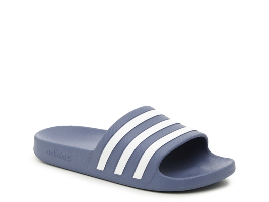 pale blue adidas slides