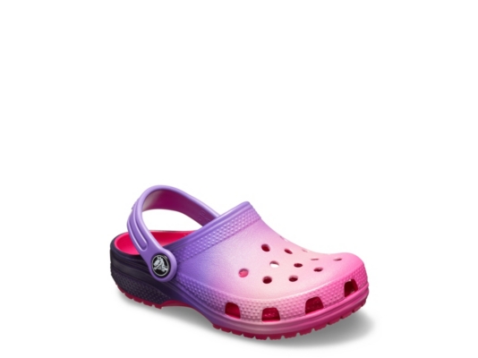 pink crocs without holes