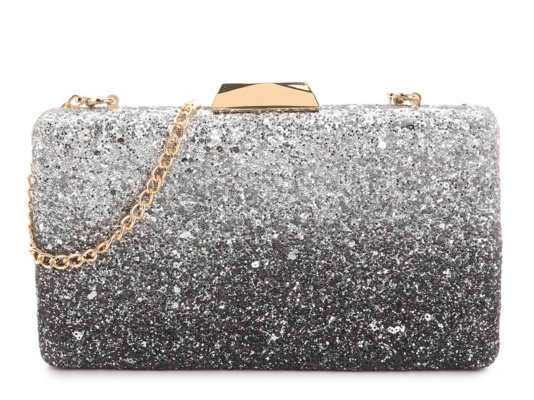 dsw silver evening bags