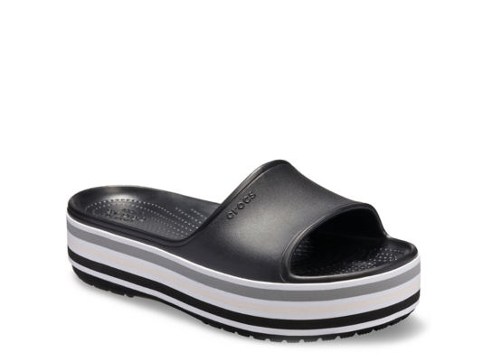 crocs bold color platform sandal