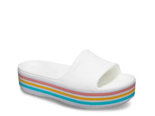 Crocs Bold Color Platform Slide Sandal Women's Shoes DSW