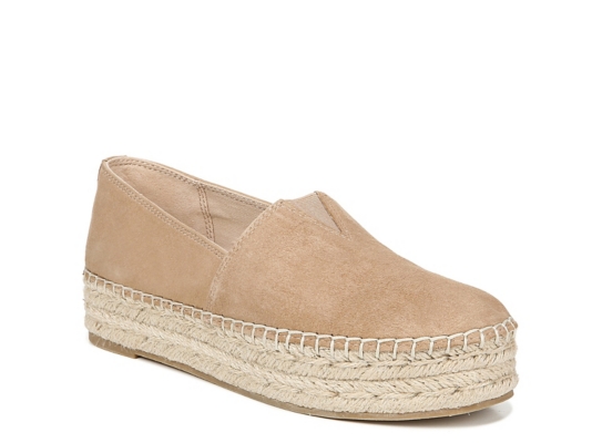 espadrille platform slip on