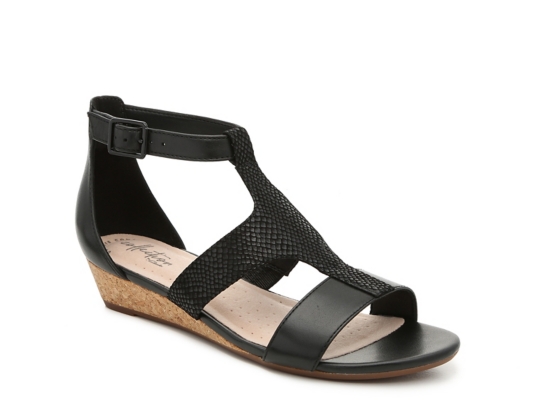 clarks abigail lily wedge sandal