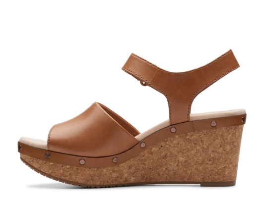 clarks annadel clover wedge sandal