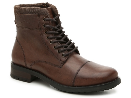 steve madden cap toe boot