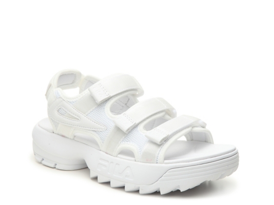 dsw fila disruptor sandal