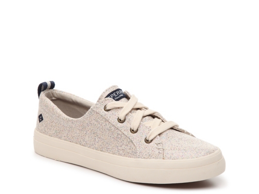 sperry sparkle low rise sneakers