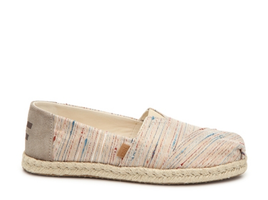 toms classic printed alpargata espadrille flat