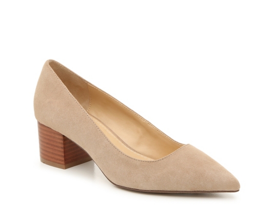 tan low heel