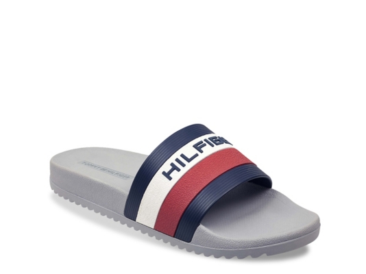 tommy hilfiger men's earthy slide sandal