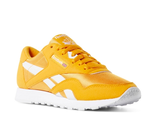 yellow reebok classics