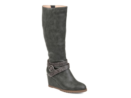 journee collection jezebel women's wedge boots