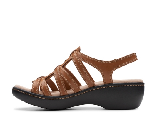 clarks delana curve wedge sandal