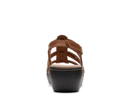 clarks delana curve wedge sandal