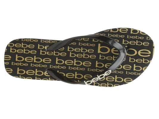 bebe flip flops