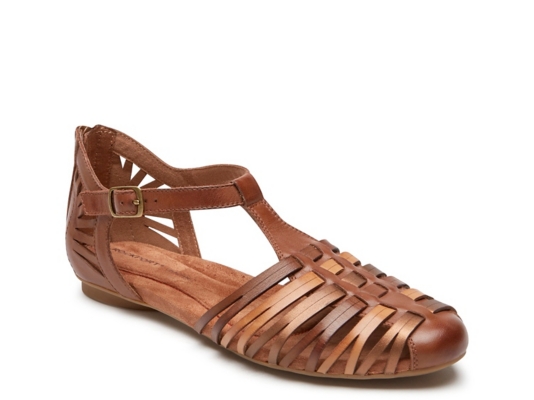 dsw ankle strap flats