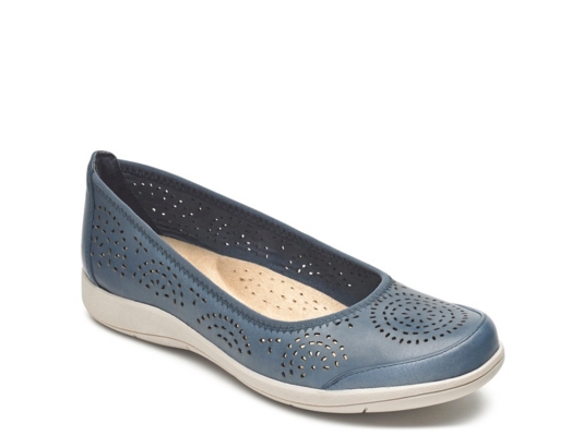 dsw blue flats