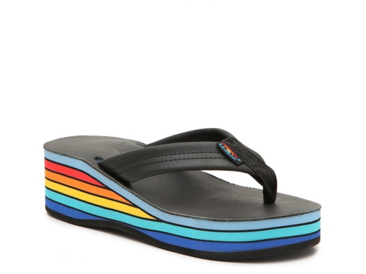 dsw wedge flip flops