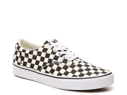 vans doheny men's checkerboard skate shoes