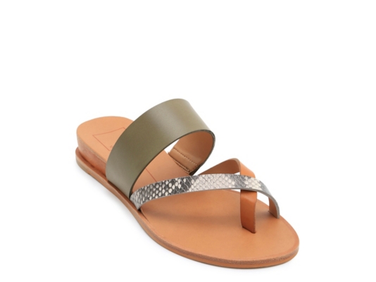 dsw olive green sandals