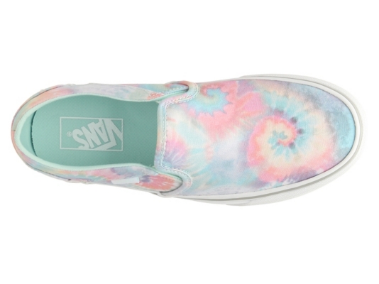 slip on tie dye vans