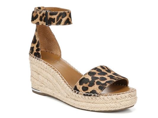 Franco Sarto Clemens Espadrille Wedge Sandal Women's Shoes | DSW