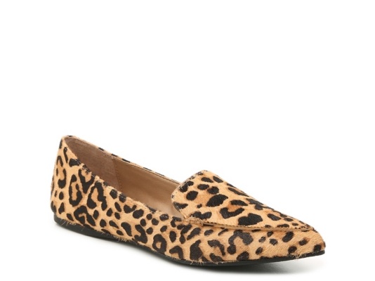 steve madden feather loafer snakeskin