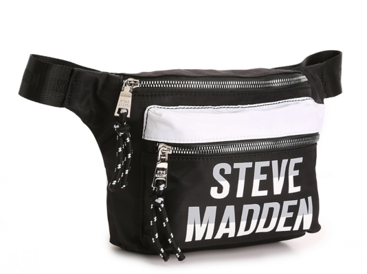 steve madden white fanny pack