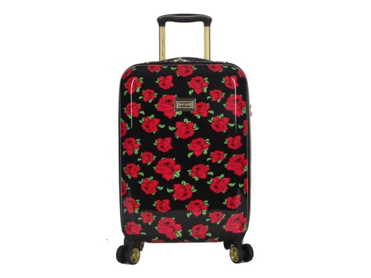 betsey johnson rose luggage